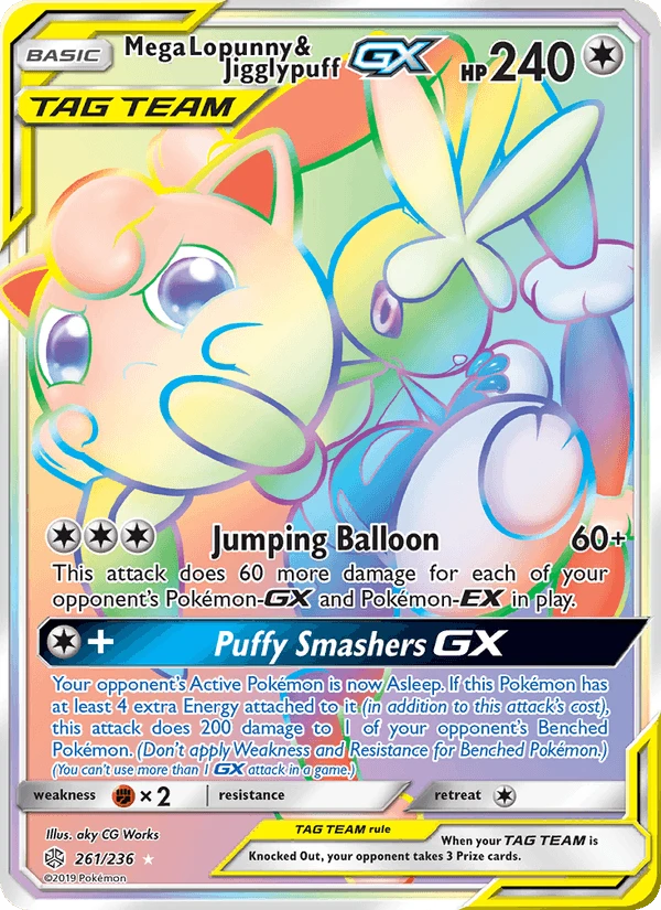 Mega Lopunny & Jigglypuff Gx #261