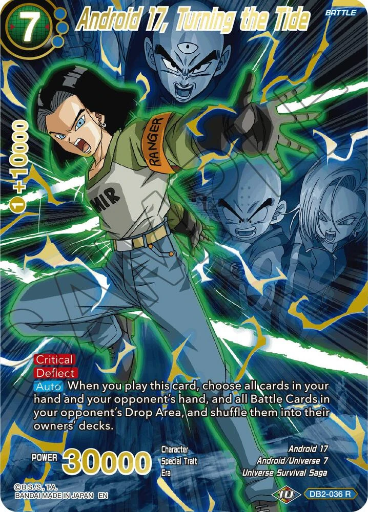 Android 17, Turning the Tide [Alternate Art] #DB2-036