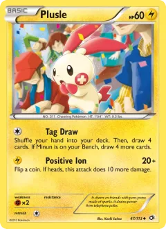 Plusle Reverse Holo