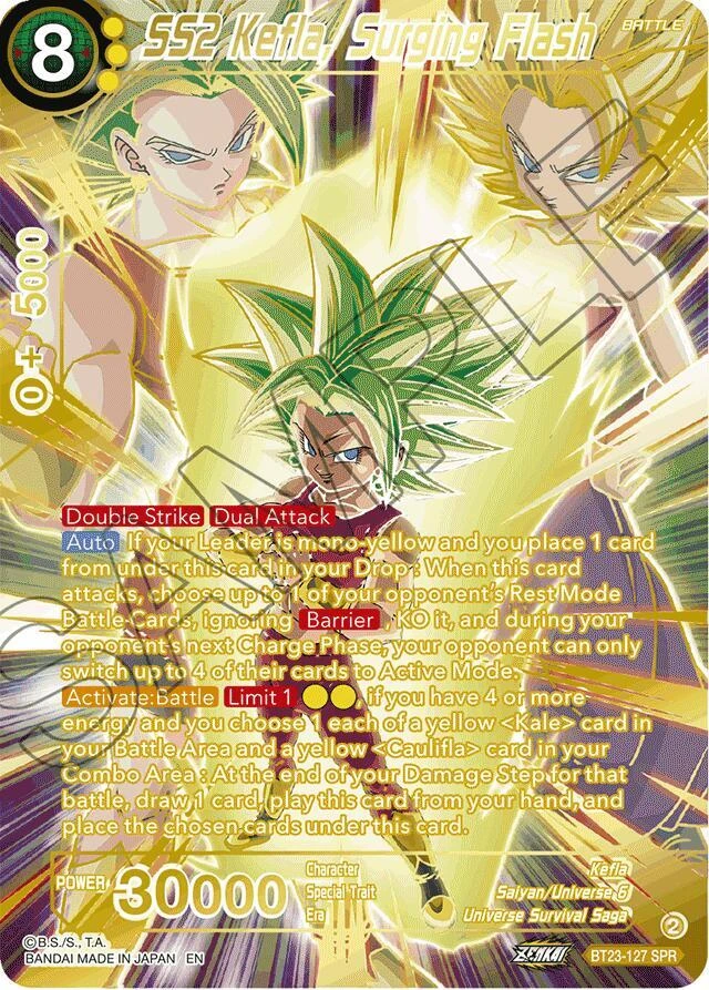 SS2 Kefla, Surging Flash [SPR] #BT23-127