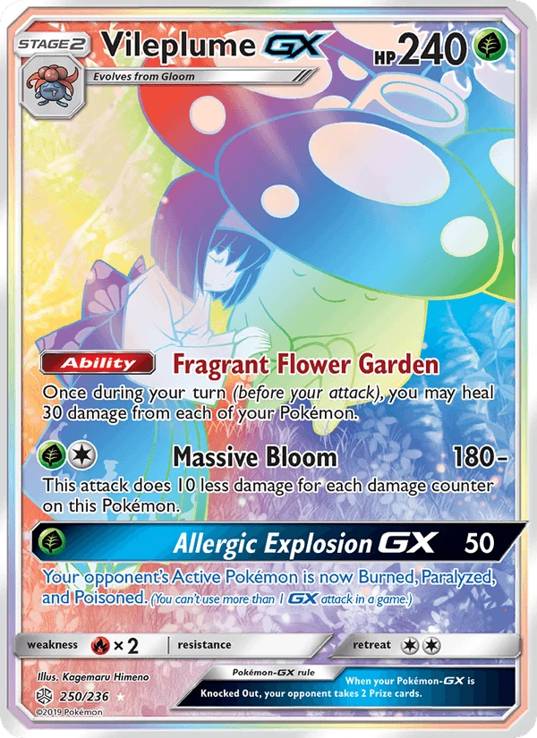 Vileplume Gx #250