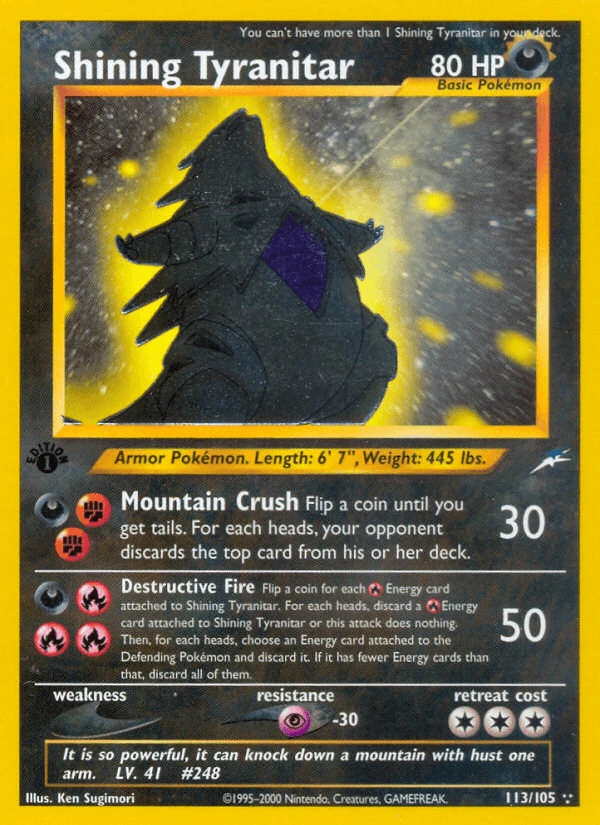 Shining Tyranitar #113