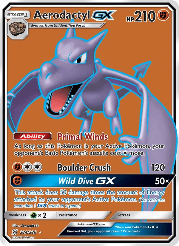 Aerodactyl GX #224