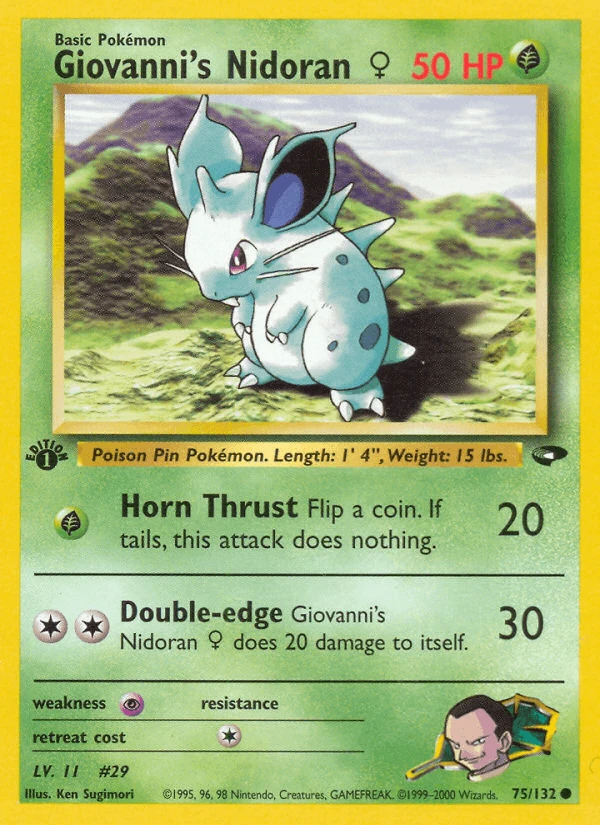 Giovanni's Nidoran #75