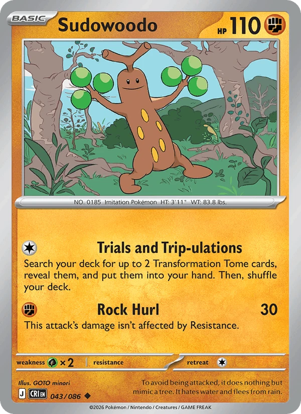 Sudowoodo #43