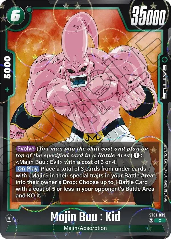 Majin Buu : Kid [Dragon Ball Pattern] #ST01-039