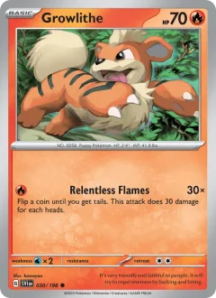Growlithe Reverse Holo
