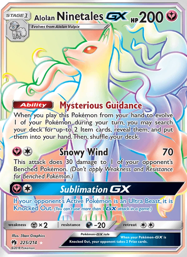 Alolan Ninetales Gx #225