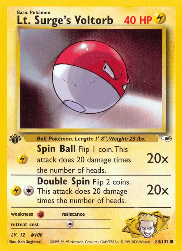 Lt Surge's Voltorb #84