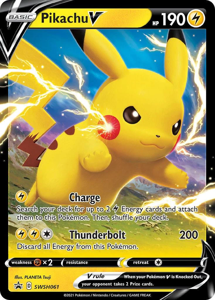 Pikachu V Jumbo Swsh061