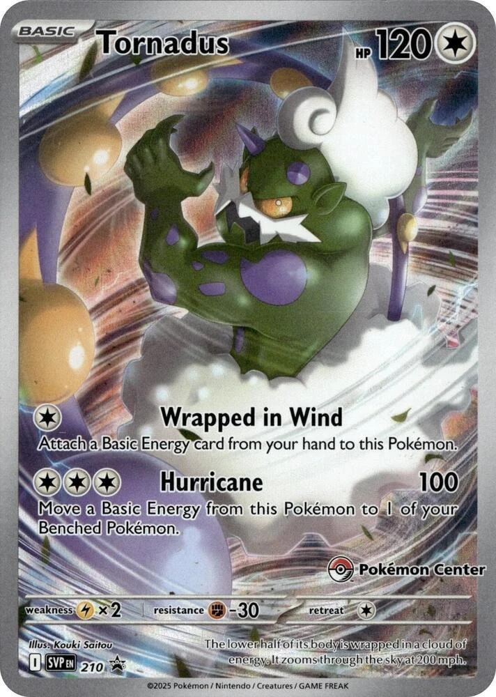 Tornadus Pokemon Center #210