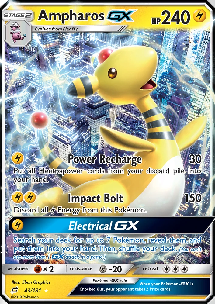 Ampharos Gx #43