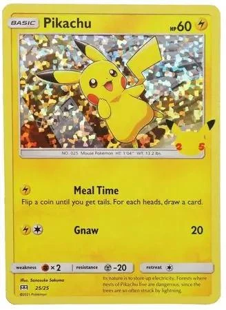Pikachu Holo #25