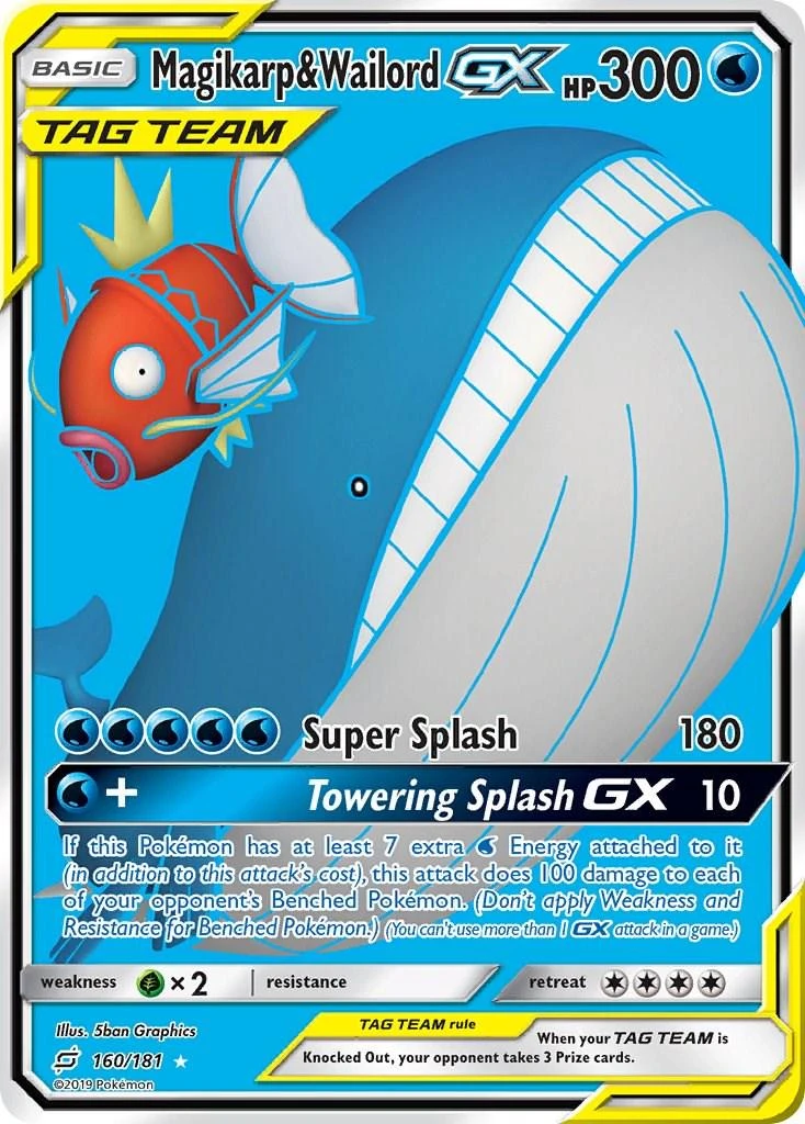 Magikarp & Wailord Gx #160