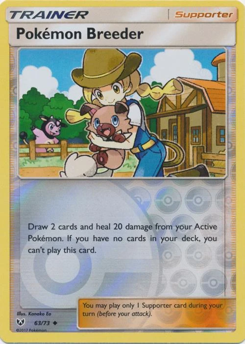 Pokemon Breeder Reverse Holo #63
