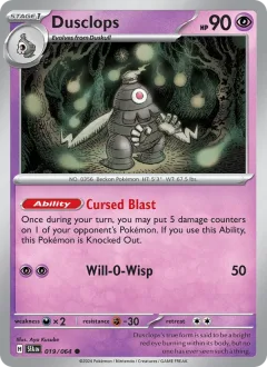 Dusclops Prize Pack Cosmos Holo