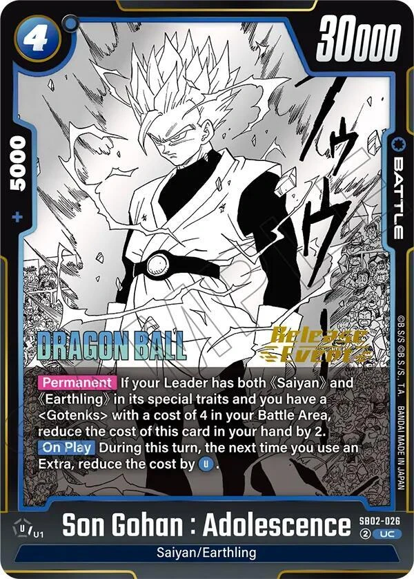 Son Gohan : Adolescence [Release Event] #SB02-026