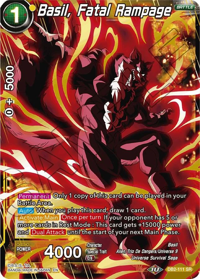 Basil, Fatal Rampage [Reprint] #DB2-111