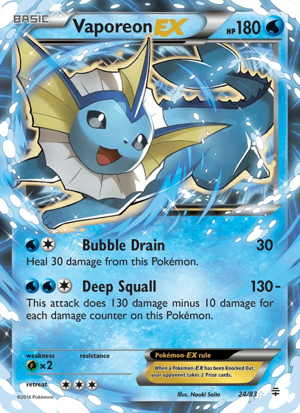 Vaporeon Ex #24
