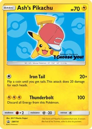 Ash's Pikachu #SM114