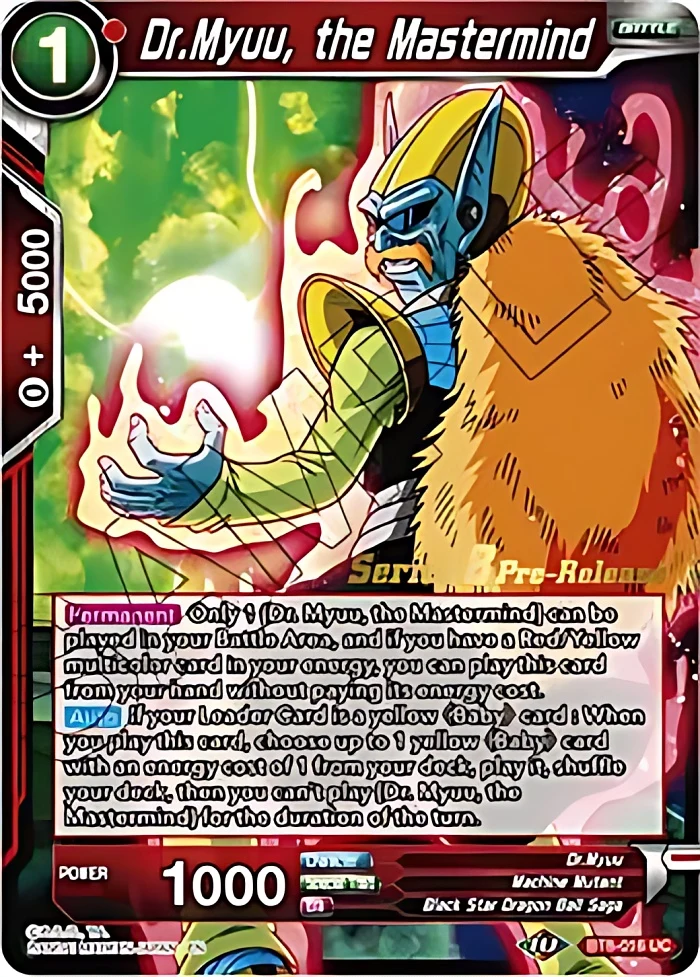 Dr.Myuu, the Mastermind [Pre-Release] #BT8-016_PR