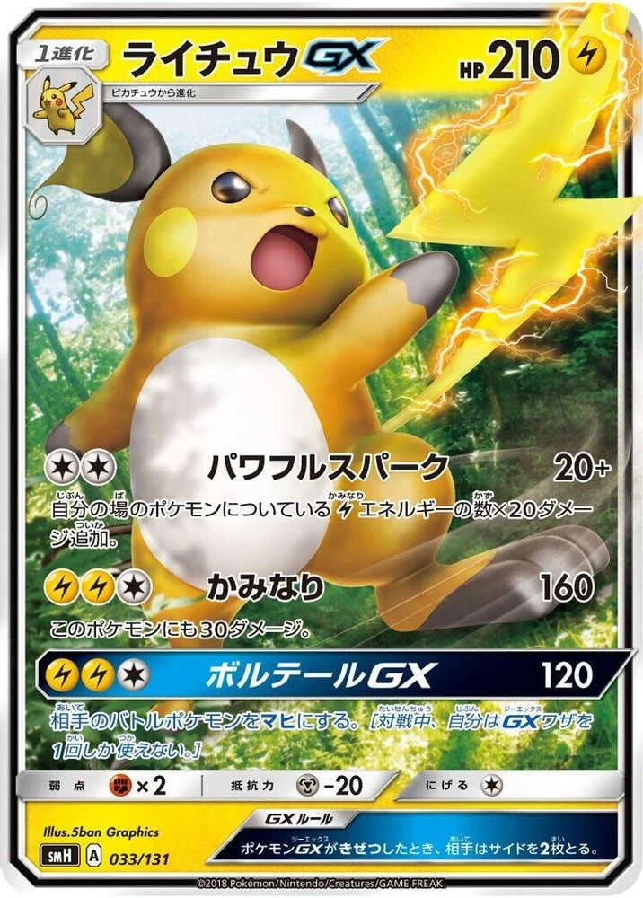 Raichu GX #33