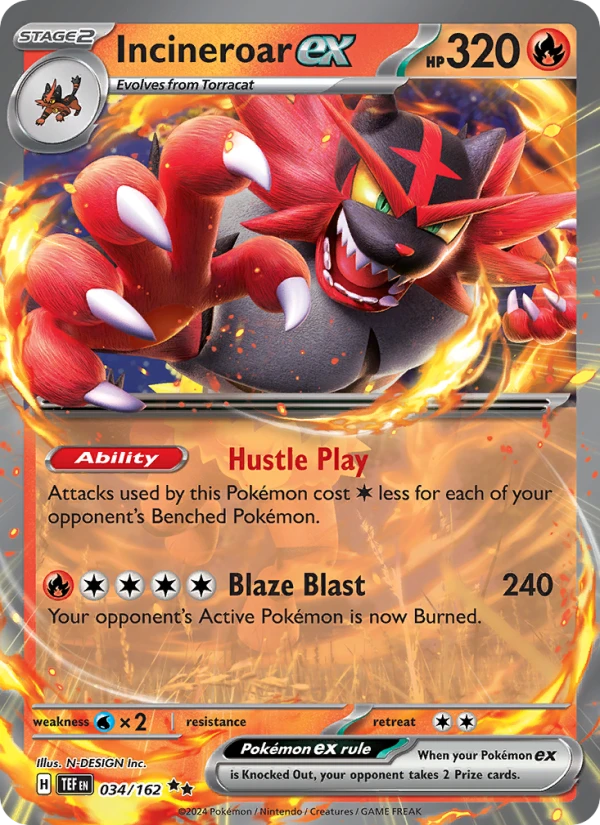 Incineroar Ex #34