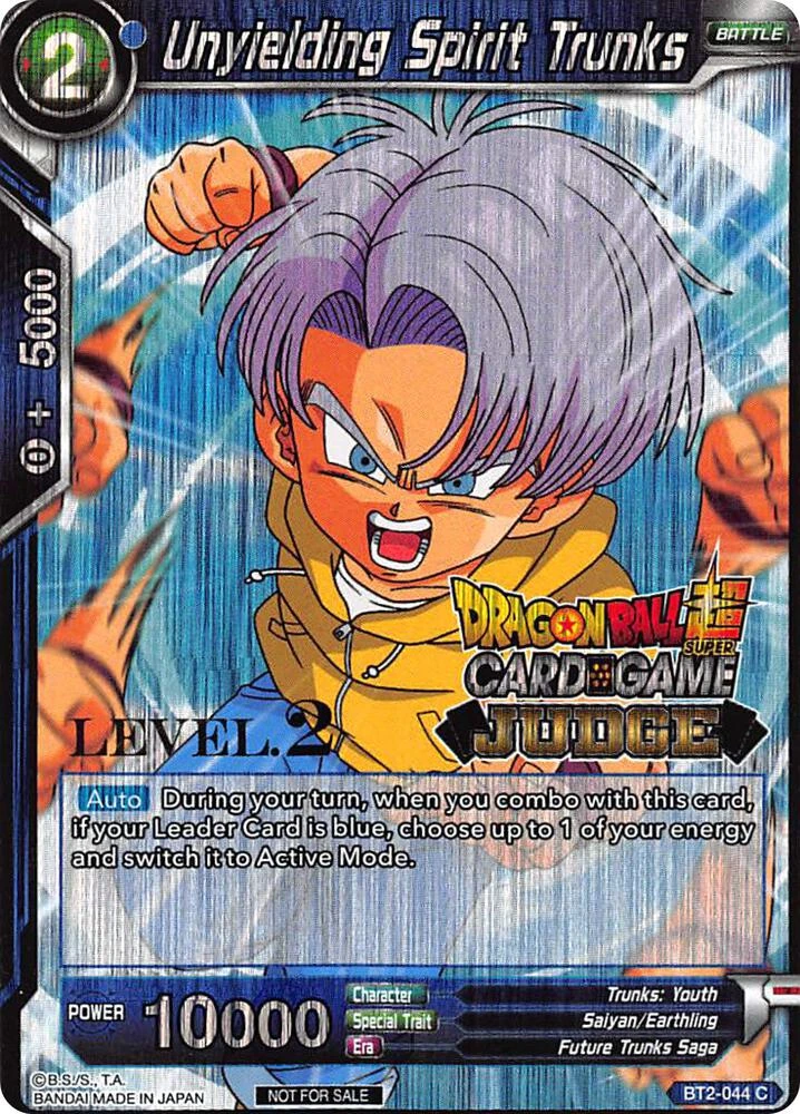 Unyielding Spirit Trunks [Level 2] #BT2-044