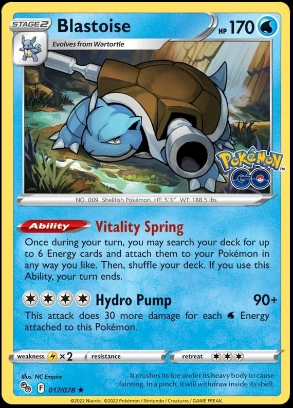 Blastoise Holo #17