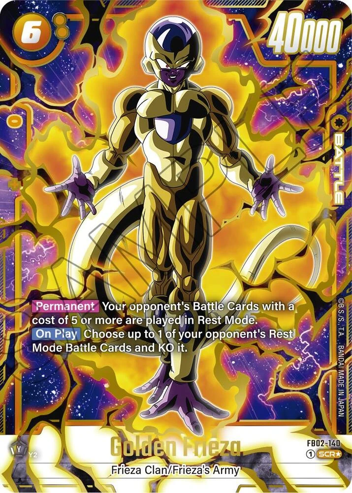 Golden Frieza [Alternate Art] #FB02-140