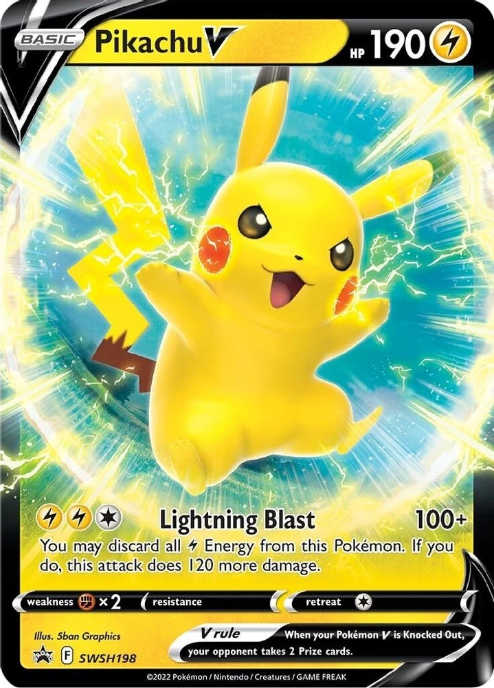 Pikachu V #SWSH198