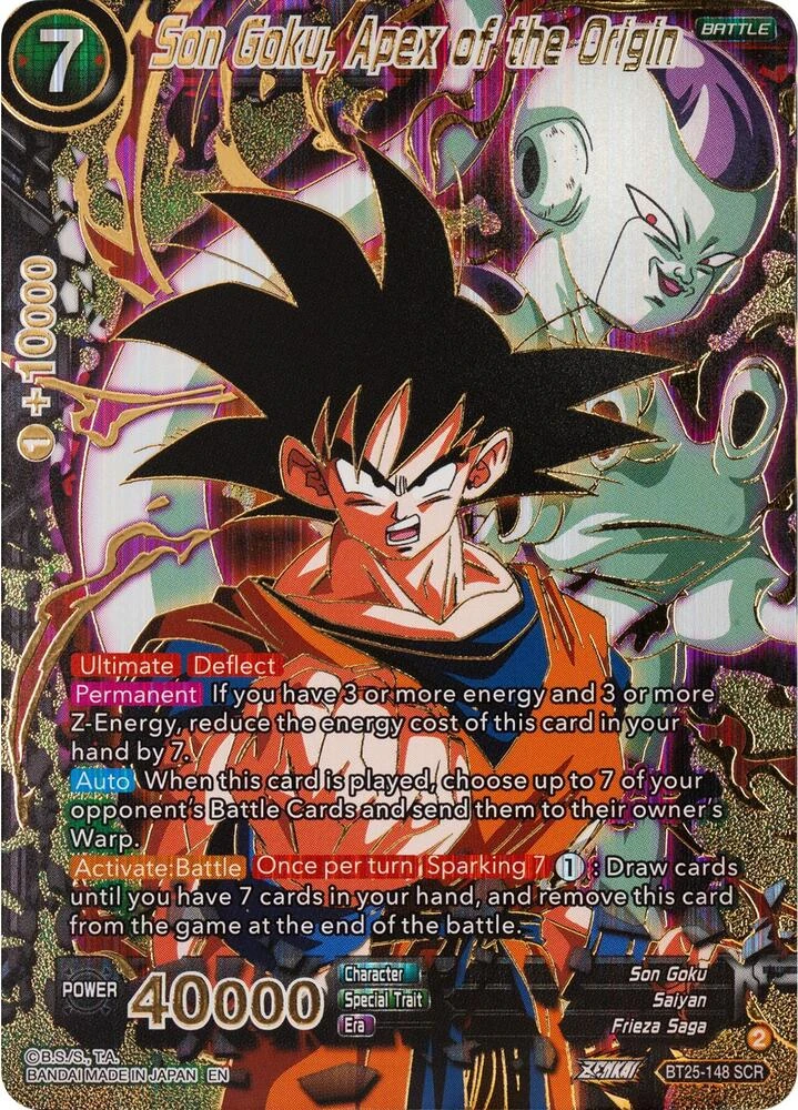 Son Goku, Apex of the Origin #BT25-148