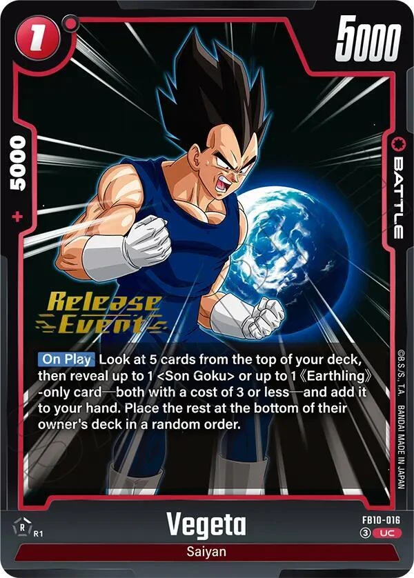 Vegeta [Release Event] #FB10-016