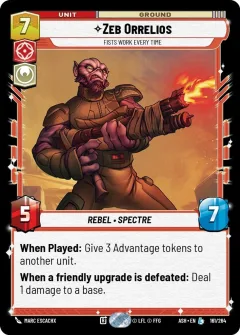 Zeb Orrelios - Fists Work Every Time