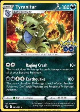 Tyranitar Holo #43