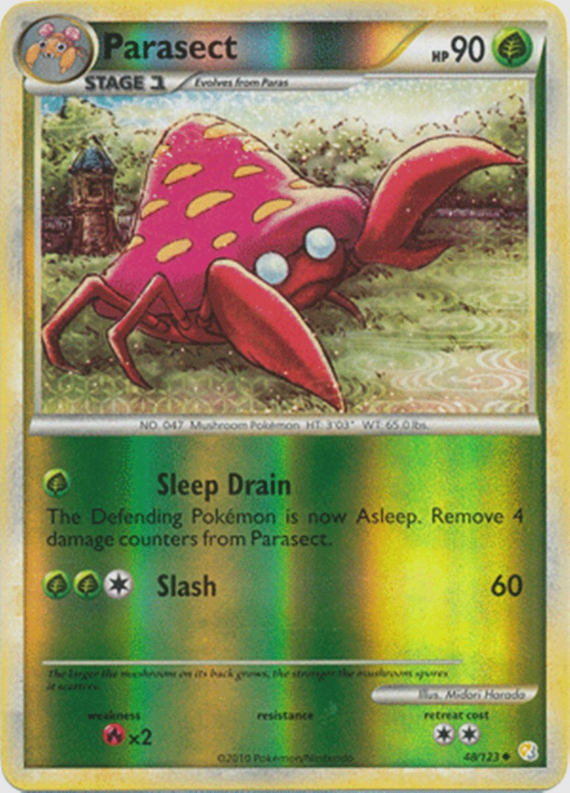 Parasect Reverse Holo #48