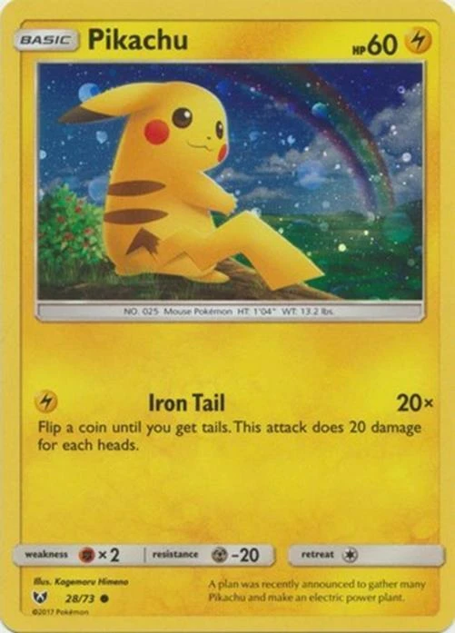 Pikachu Cosmos Holo #28