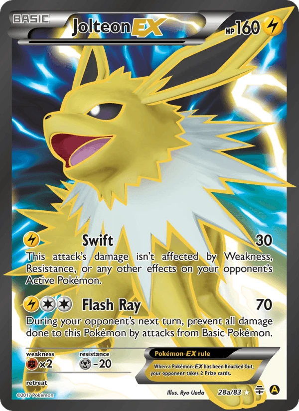 Jolteon EX #28a