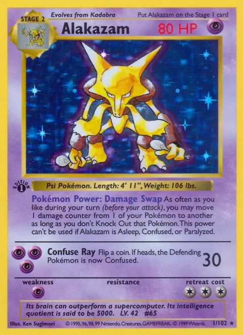 Alakazam 1st Edition