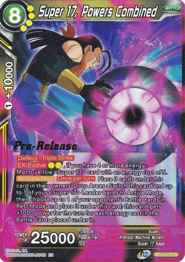 Super 17, Powers Combined [Pre-Release] #BT14-112