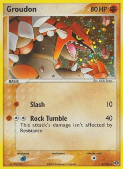 Groudon Reverse Holo
