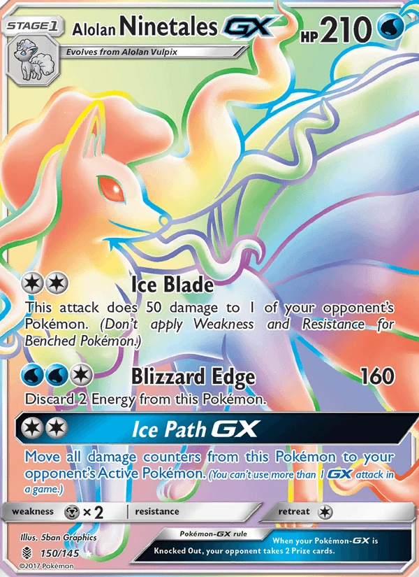 Alolan Ninetales Gx #150