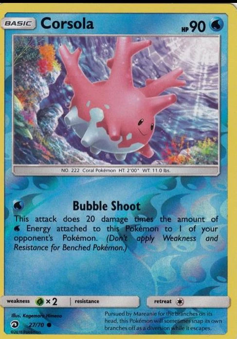 Corsola Reverse Holo #27