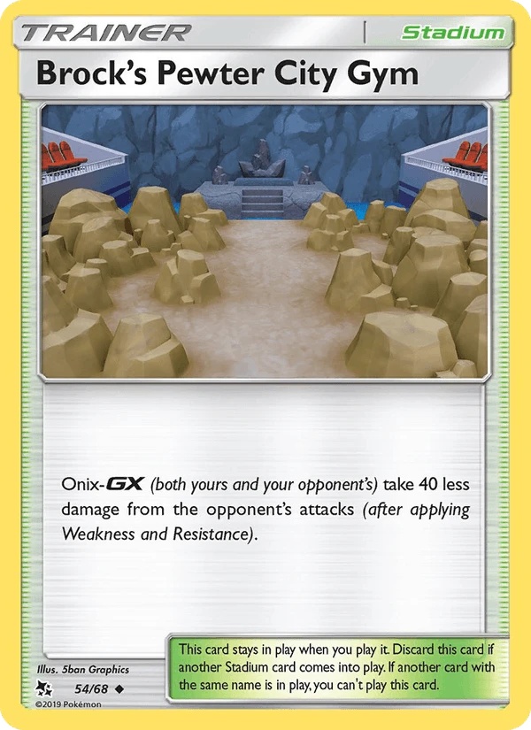 Brock's Pewter City Gym #54