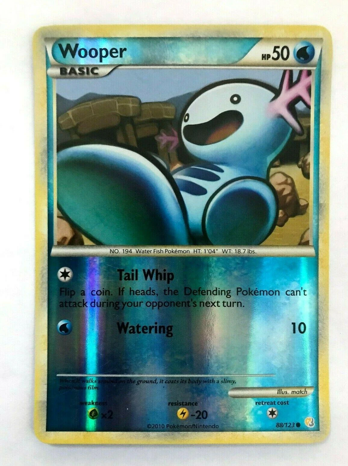 Wooper Reverse Holo #88