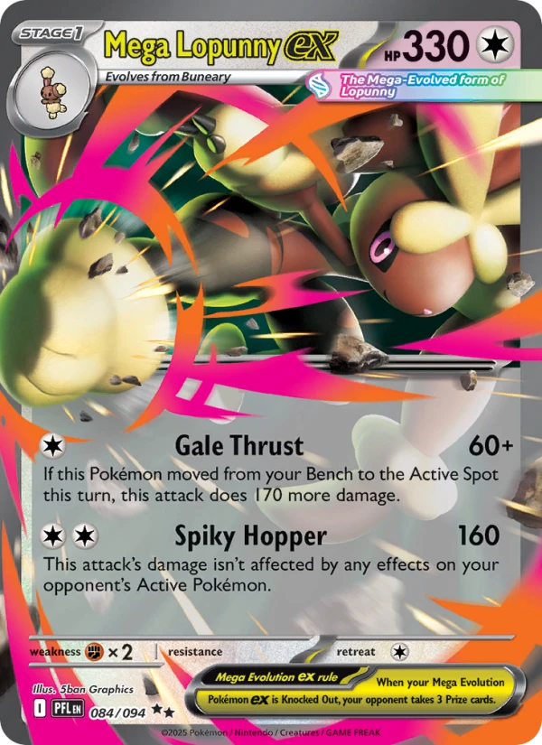Mega Lopunny Ex #84