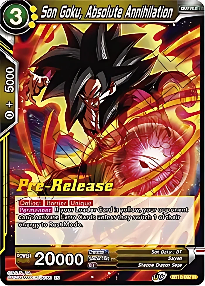 Son Goku, Absolute Annihilation [Pre-Release] #BT10-097
