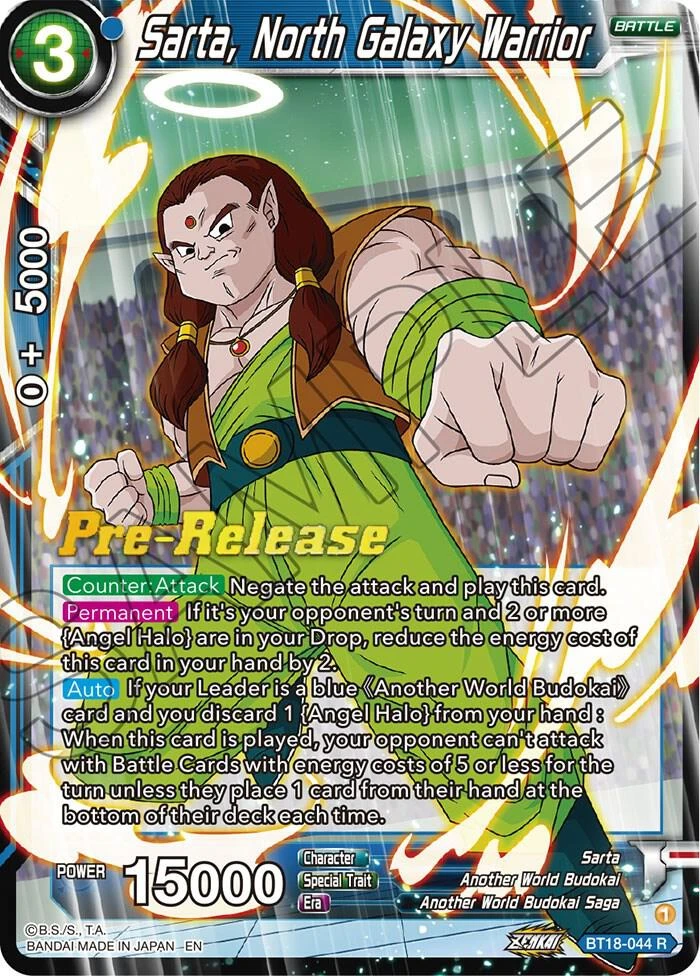 Sarta, North Galaxy Warrior [Pre-Release] #BT18-044