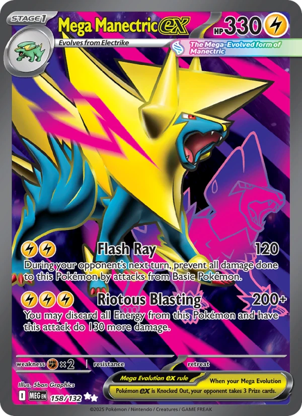 Mega Manectric Ex #158