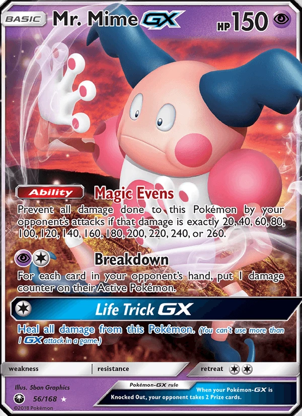 Mr Mime Gx #56